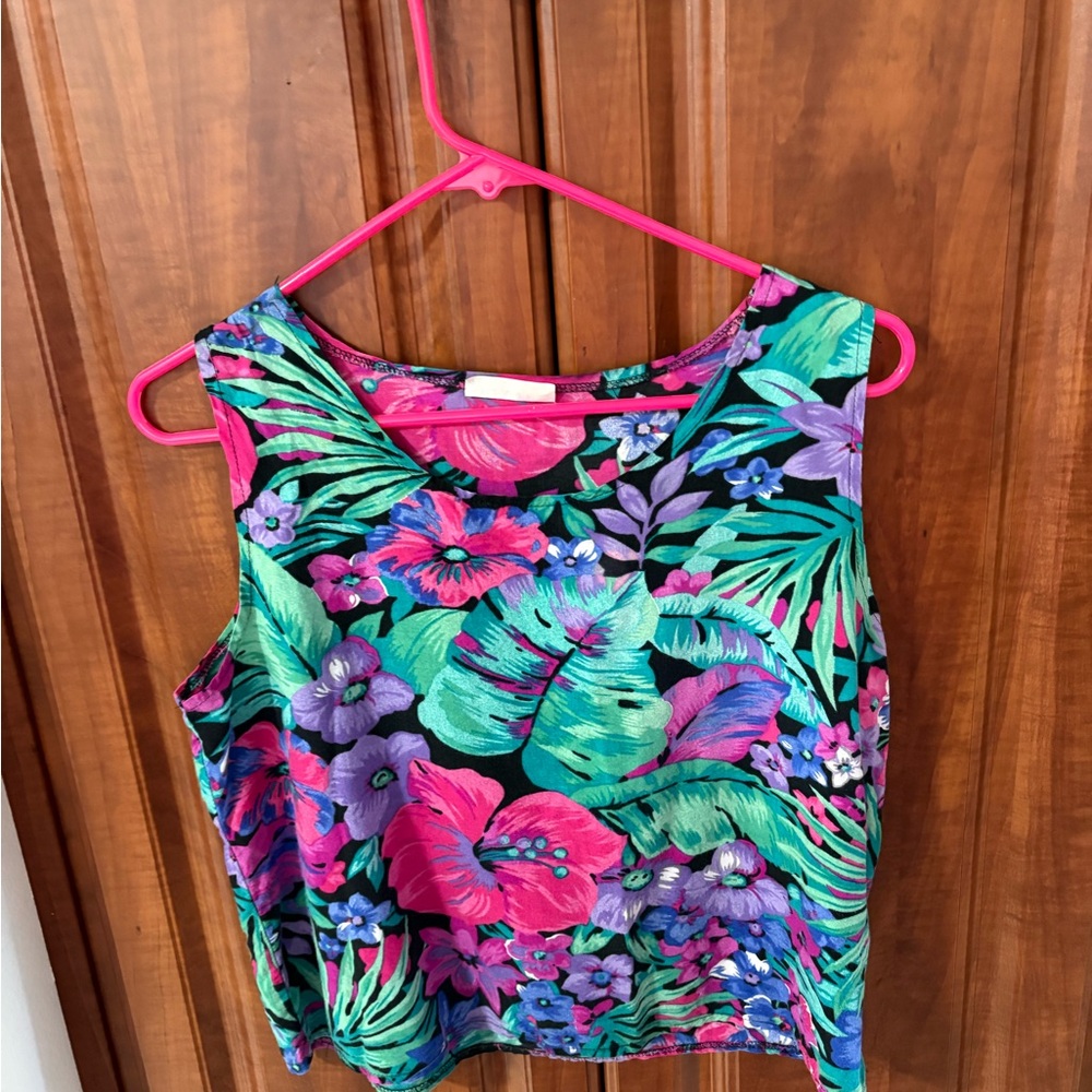 SUNNY’S OF CALIFORNIA HAWAIIAN TANK TOP SIZE LARGE